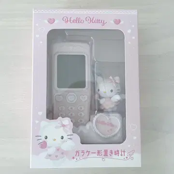 새상품 레어 완판템 산리오 헬로키티 폴더폰 모양 탁상시계