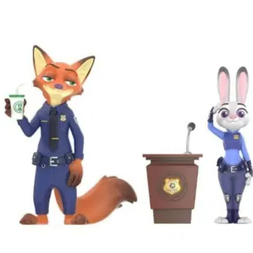 TOPTOY 주토피아 주디 & 닉의 이야기 경찰 세트