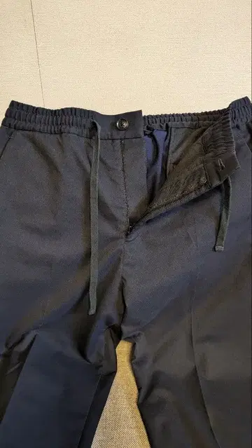 TOMORROWLAND BLUE WORK 더블 재단 이지 팬츠