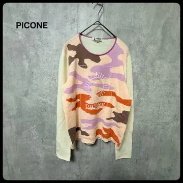 # PICONE 피코네 긴팔 니트 얇은 소재 니트 캐시미어 100%