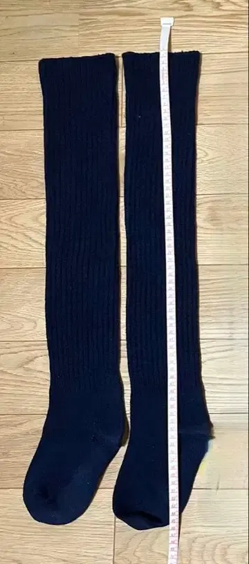 새상품급 Paul Smith 화이트 리브 편직 롱 루즈 삭스, 2색 세트