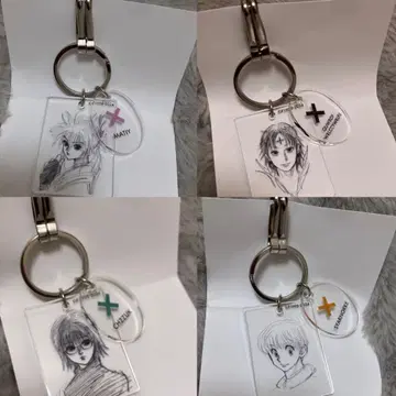 HUNTER x HUNTER 클리어 베이스 키링 묶음 판매