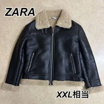 XXL 상당 ZARA 자라 b-3 인조 가죽 무스탕 자켓