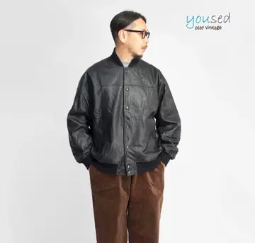 YOUSED 유즈드 올 가죽 스타디움 점퍼 바시티 자켓