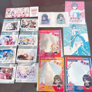 하스노소라 여학원 스쿨 아이돌 클럽 놀이공원 콜라보 묶음 판매