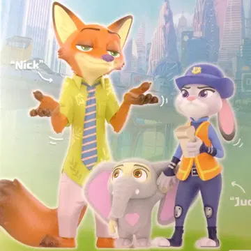 주토피아 Street Nick & Traffic Officer Judy