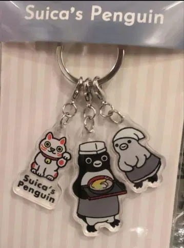 Suica 펭귄 아크릴 키링 소바 가게