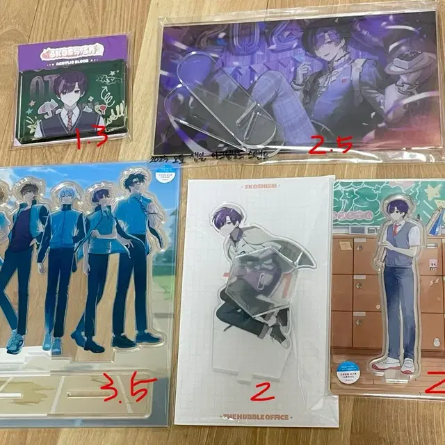 스코시즘 오토 레이니 단체 아크릴스탠드 아크릴블록 양도 미라이라인 생일