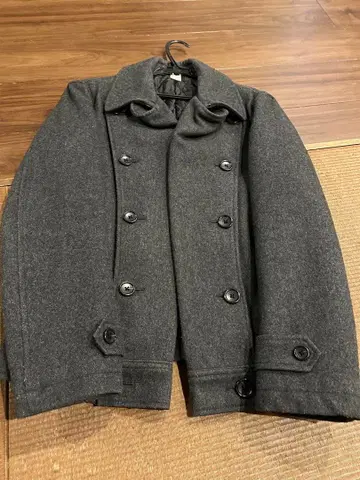 SHIPS 쉽스 울 피코트 다크 그레이 L