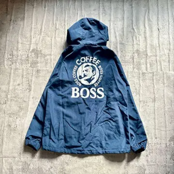 BOSS 보스점 나일론 자켓 후드 윈드 브레이커 커피