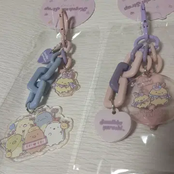 [새상품] 스미코구라시 x 3COINS 아크릴 키링 시로쿠마 에비텐