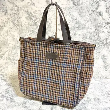 매킨토시 핸드백 하운드투스 패턴