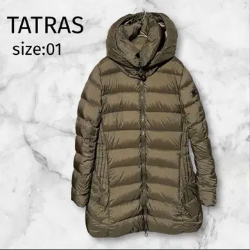 타트라스 사브리나 롱 다운 코트 브라운 후드 01 S