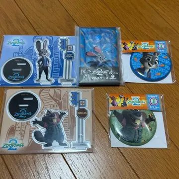 주토피아 happy복권 주디 닙스 5종 세트