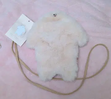 예티 숄더 파우치 화이트