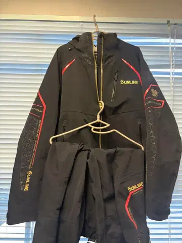 SUNLINE 낚시 수트 상하의 세트 3L