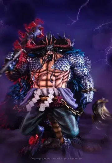 JacksDo 원피스 백수 해적단 카이도 레진 키트 피규어