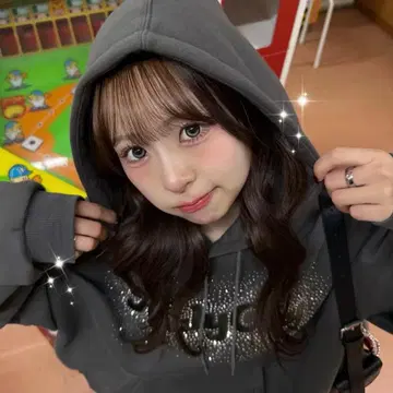 amlycity 큐빅 로고 후디