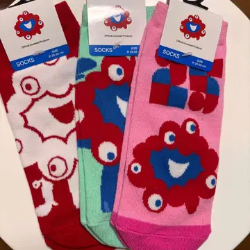 미사용 새상품 EXPO2025 미야쿠미야쿠 3족 세트 양말 만박