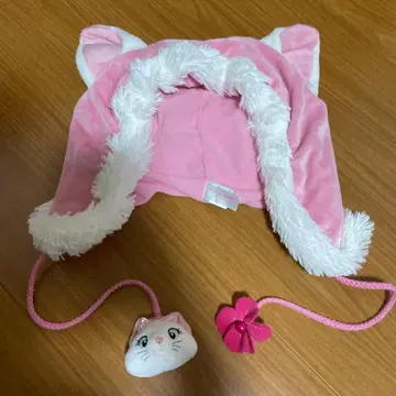 디즈니 리조트 고양이 귀 모자 핑크