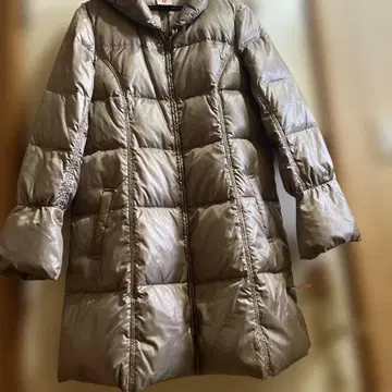 웅가로 다운 코트, 여성용 L 사이즈. 라이트 브라운. 새상품급