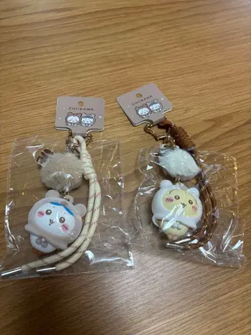 치이카와 캐릭터 키링 2개 세트 중국 MINISO 한정판