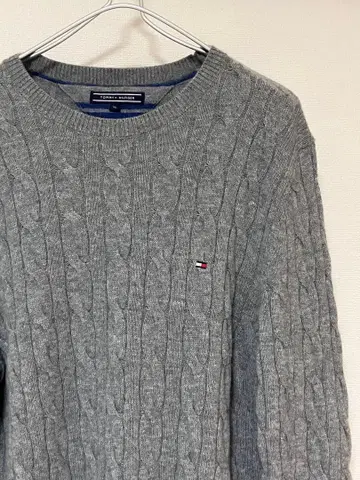 TOMMY HILFIGER / 타미힐피거 니트 케이블 짜임 XL