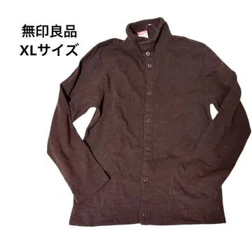 미사용품 택 포함 남성복 니트 하이넥 가디건 MUJI