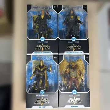 맥팔렌 토이즈 블랙 아담 피규어 4체 세트