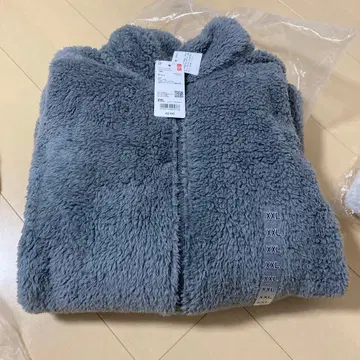 유니클로 퍼리 플리스 풀집 재킷 XXL 온라인 한정판 사이즈