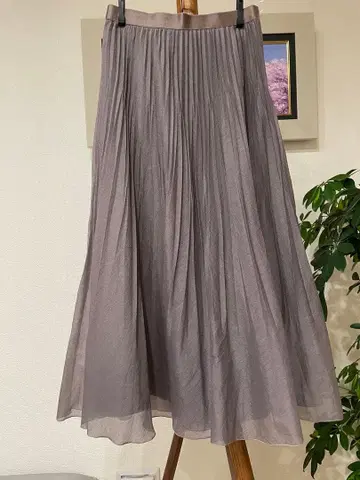 아나이 오간자 플리츠 스커트 롱 38