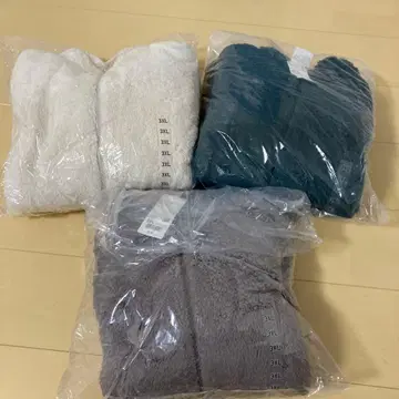 [택 포함 새상품] 유니클로 퍼 리프 플리스 풀집업 자켓 3XL 3점