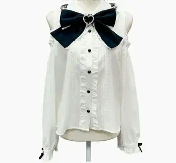 DearMyLove 오프숄더 리본 블라우스
