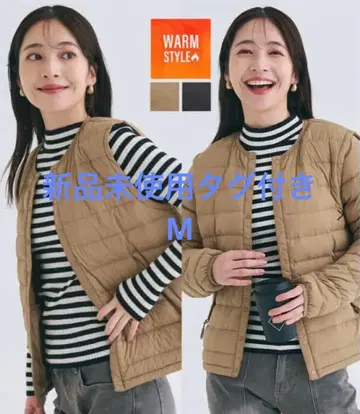 택 포함 미사용 새상품 코카 디태처블 이너 다운 M 사이즈