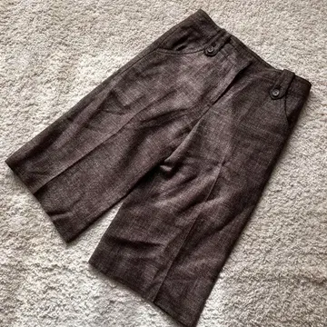 마이클코어스 하프 팬츠 실크울 브라운 새상품급