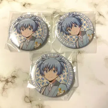 암살교실 제비뽑기당 시오타 나기사 E상 캔뱃지 3종 세트