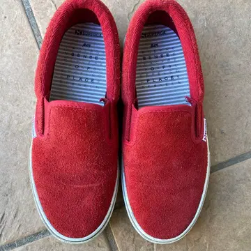 SUPERGA 레드 슬립온