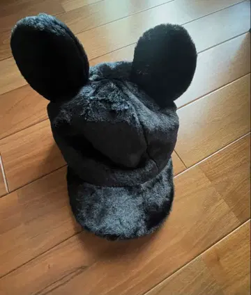 디즈니 리조트 미키 퍼 캡 복슬복슬 캡 미키 귀