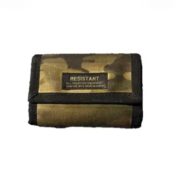 [초레어] RESISTANT 카모플라쥬 3단 폴더형 지갑 일본제