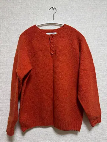 [새상품급] 니트 스웨터 오렌지