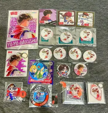 유유백서 코엔마 모음 빅 아크릴 스탠드 캔뱃지 세트