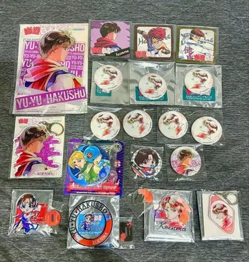 유유백서 코엔마 모음 빅 아크릴 스탠드 캔뱃지 세트