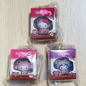 산리오 가챠가챠 미니어처 패키지 참 미개봉