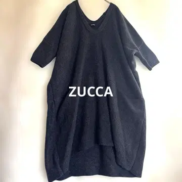 [ ZUCCA ] 모 80% 빅 루즈 튜닉 기장 니트 187