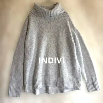 [ INDIVI ] 모헤어 혼방 라메 니트 이탈리아 실 사용 287