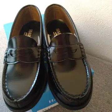 새상품 HARUTA 블랙 로퍼 일본제 23.5 EE