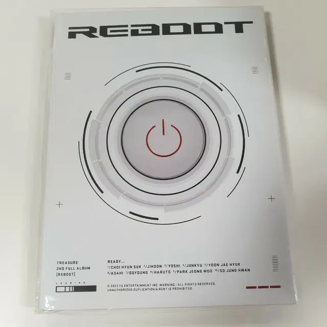 트레저 REBOOT 2집 풀앨범 미개봉