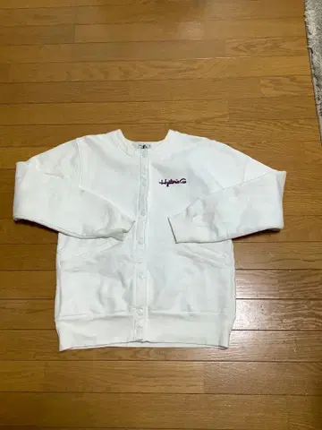 HYSTERIC GLAMOUR 화이트 맨투맨 가디건