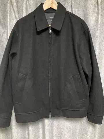 글로벌 워크 울리테크 지퍼 블루종 블랙 M 사이즈