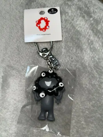 EXPO2025 검은색 미야쿠미야쿠 입체 PVC 키링 플레이트 포함 블랙